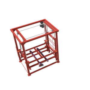 Przenośnik pionowy z przenośnikiem łańcuchowym